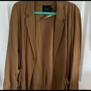 Aritzia camel blazer